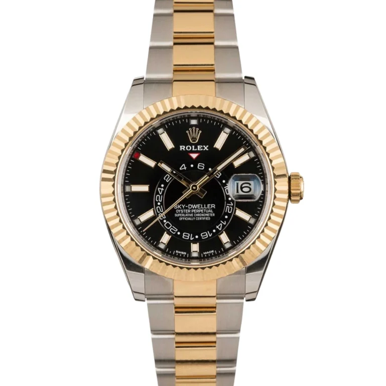Rolex Sky-Dweller 326933 Black Dial Two Tone Oyster Replica