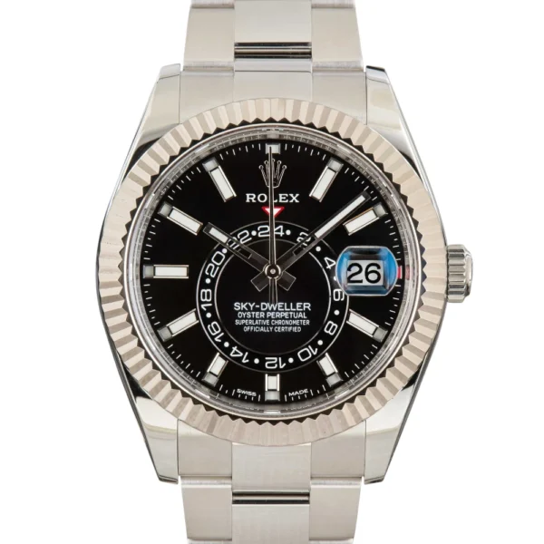Rolex Sky-Dweller 326934 Black Luminous Dial Replica