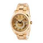 Rolex Sky-Dweller Ref 326938 Champagne Arabic Dial Replica