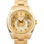 Rolex Sky-Dweller Ref 326938 Champagne Arabic Dial Replica