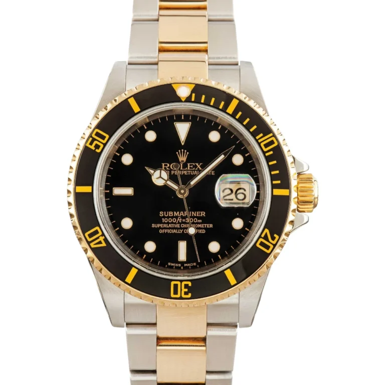 Rolex Submariner 16613 Black Dial with Two Tone Oyster Replica