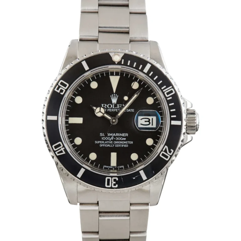 Rolex Submariner 16800 Matte Black Dial Replica