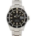 Rolex Submariner Ref 16800 Matte Black Dial Replica