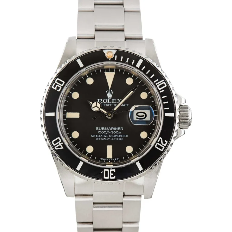 Rolex Submariner Ref 16800 Matte Black Dial Replica