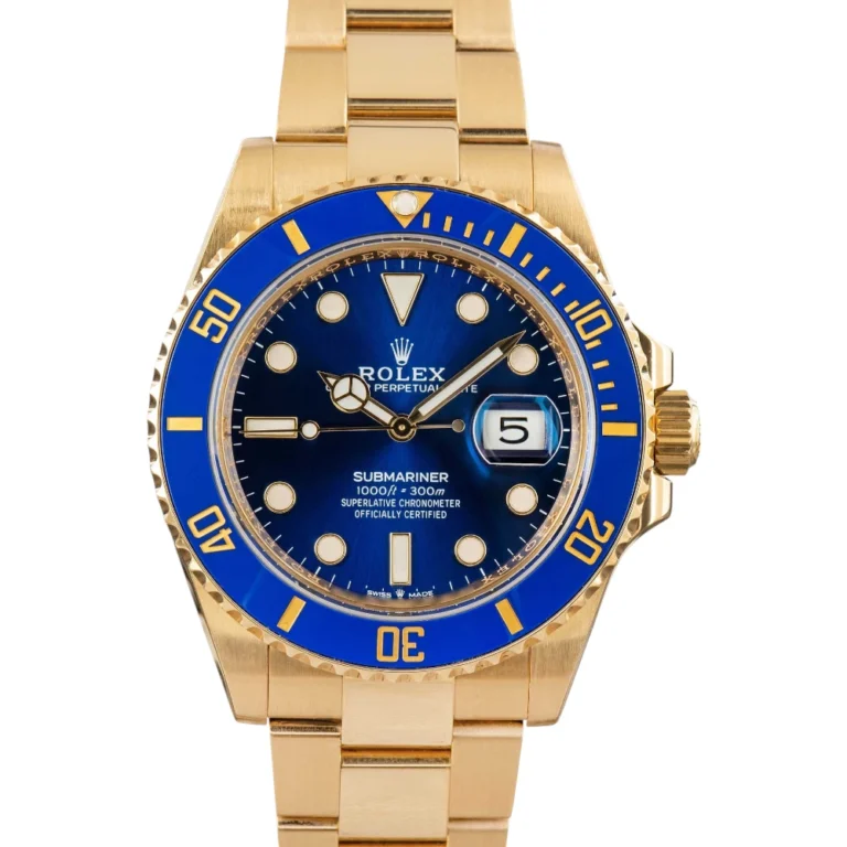 Rolex Submariner Ref 126618 18k Yellow Gold Blue Dial Replica