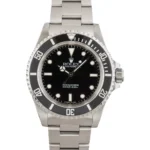 Rolex Submariner ref 14060 Black No Date Dial Replica