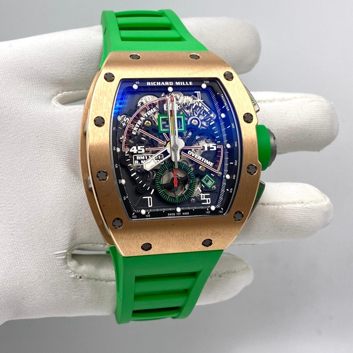 Richard Mille RM 011-01 Robert Mancini Chronograph Flyback Rose Gold Replica