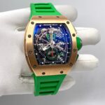 Richard Mille RM 011-01 Robert Mancini Chronograph Flyback Rose Gold Replica