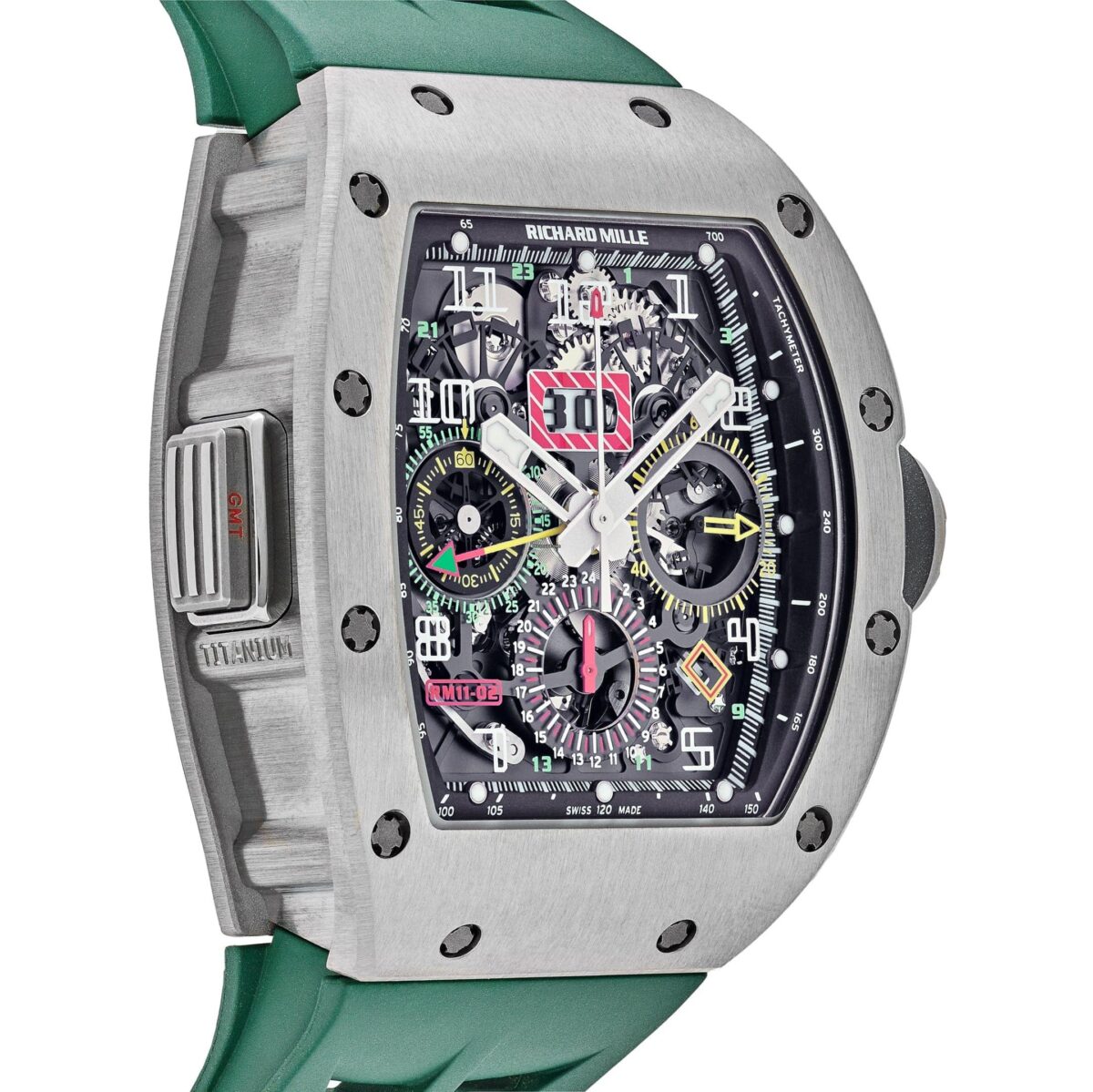 Richard Mille RM 011-02 Titanium Flyback Chronograph GMT Replica
