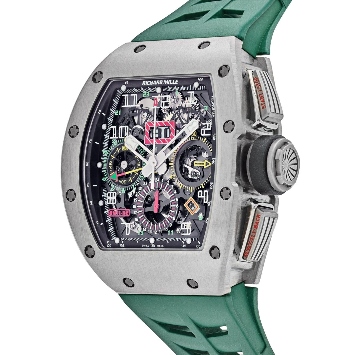Richard Mille RM 011-02 Titanium Flyback Chronograph GMT Replica