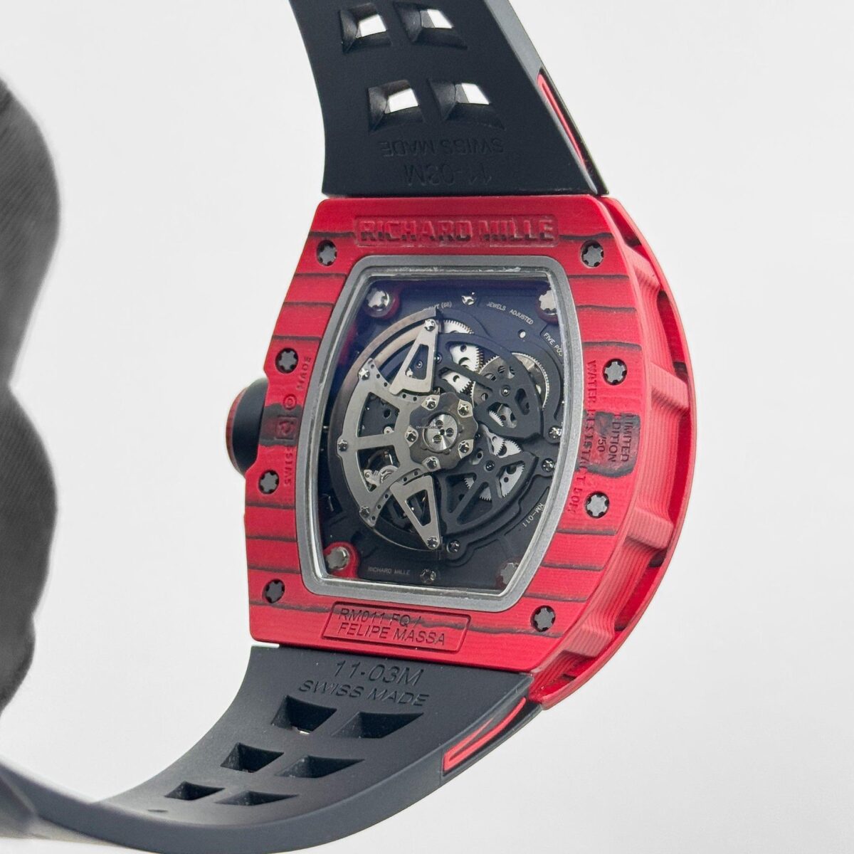 Richard Mille RM 011-03 Automatic Flyback Chronograph Red Quartz TPT Replica