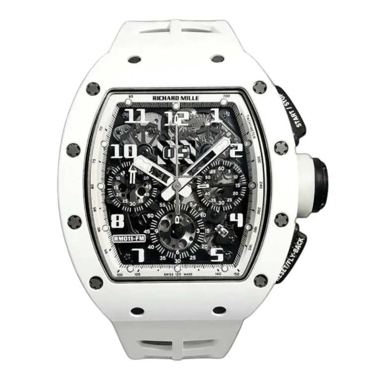 Richard Mille RM 011 Automatic Flyback Chronograph Felipe Massa White Ghost America Limited Edition Replica