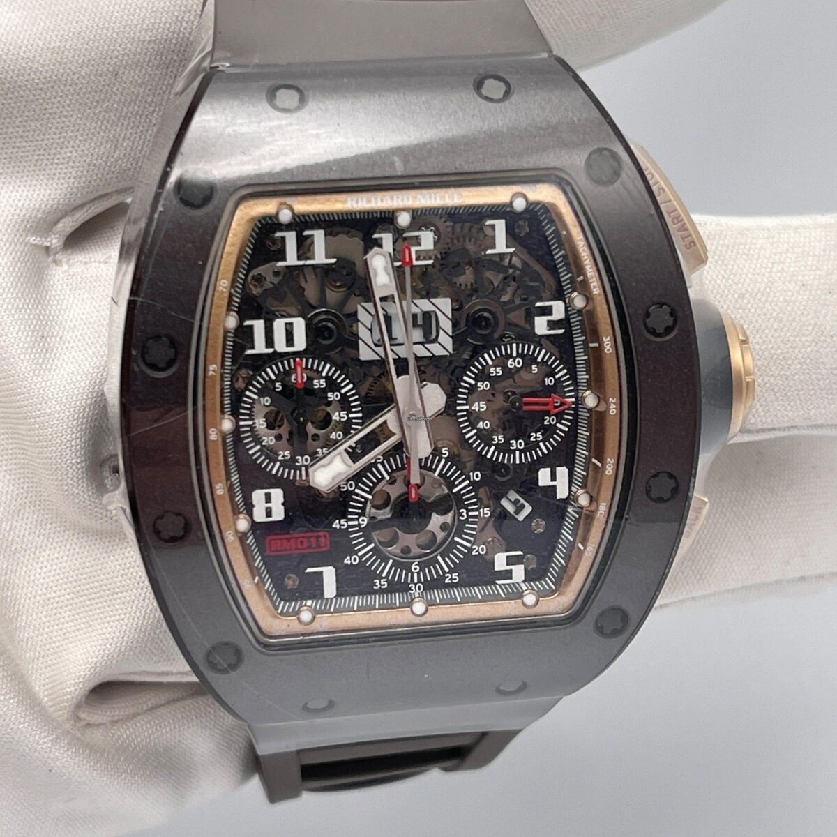 Richard Mille RM 011 Brown Ceramic TZP Asia Edition Replica