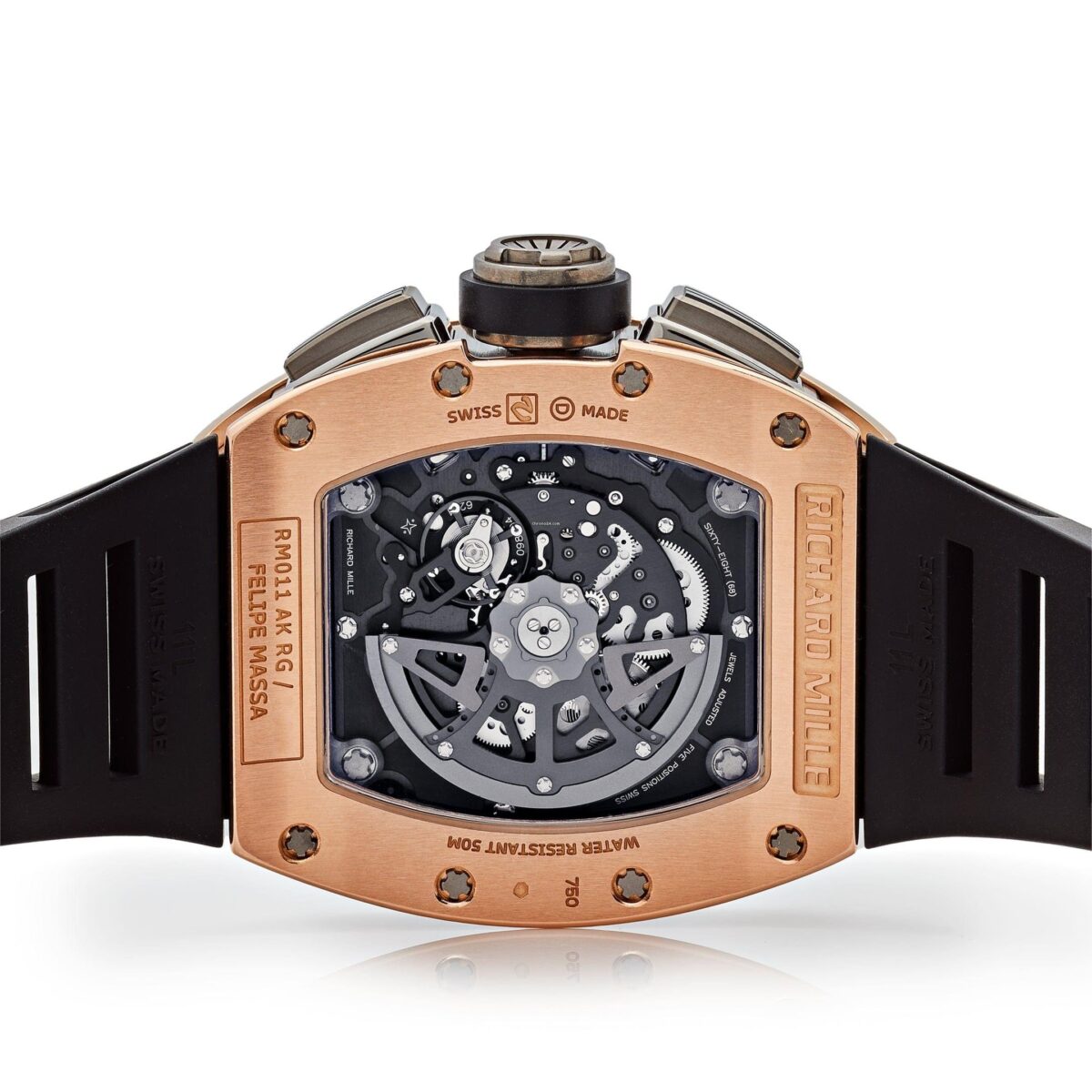 Richard Mille RM 011 Felipe Massa Chronograph Rose Gold Replica