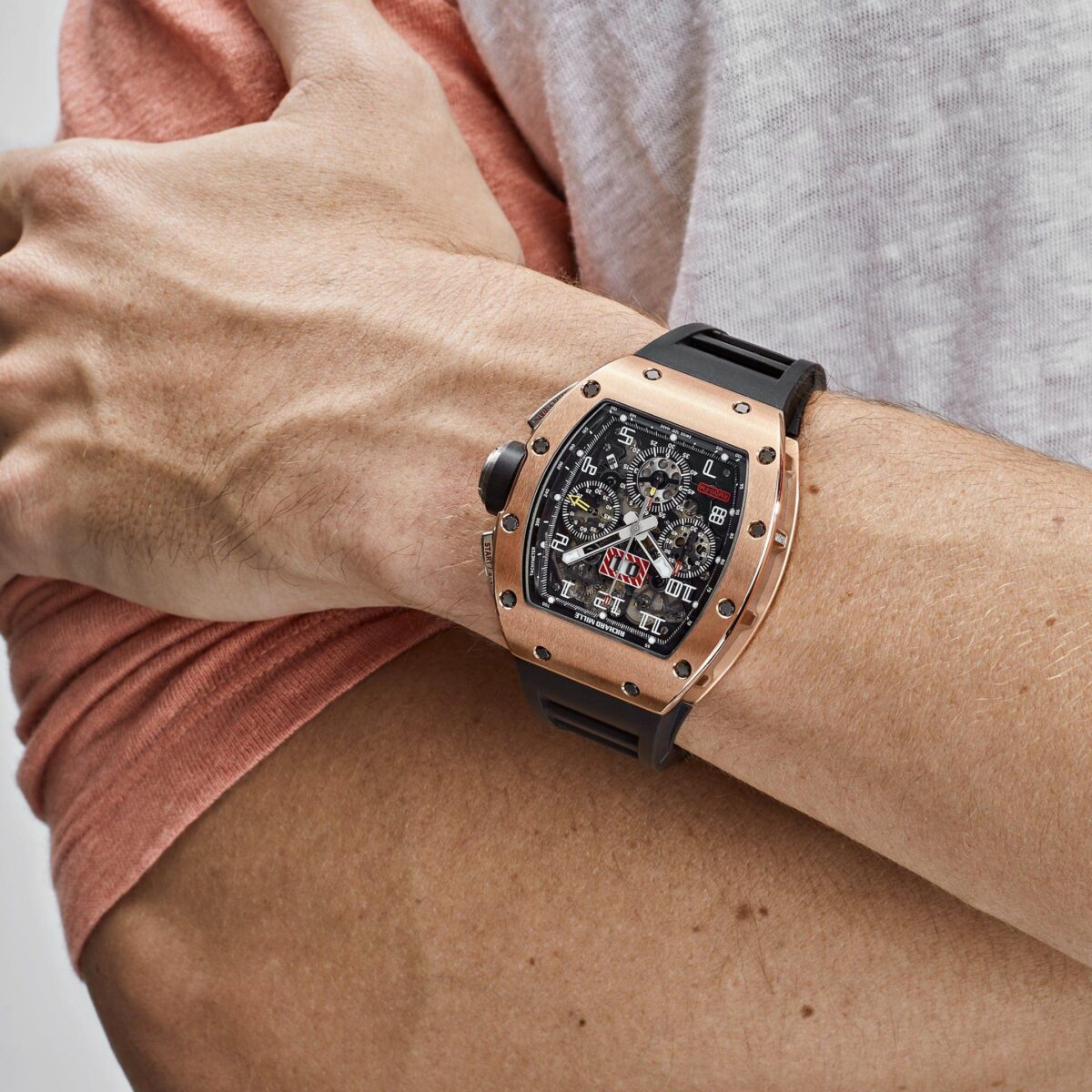 Richard Mille RM 011 Felipe Massa Chronograph Rose Gold Replica