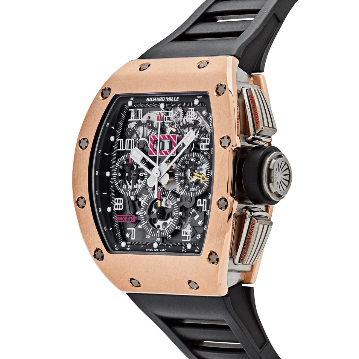 Richard Mille RM 011 Felipe Massa Chronograph Rose Gold Replica