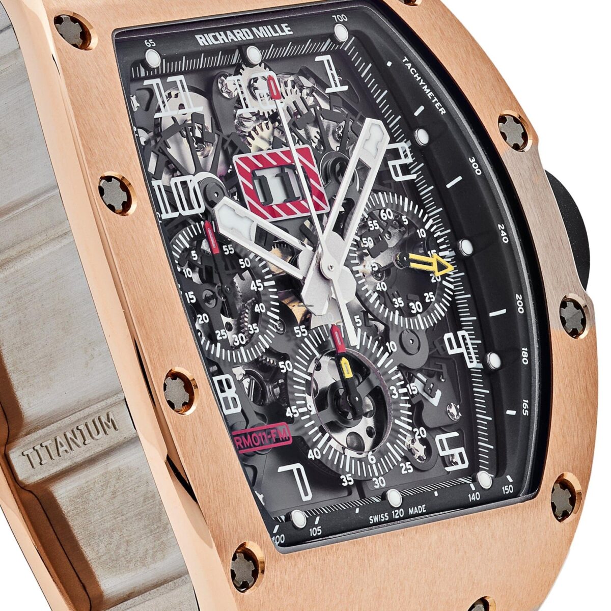 Richard Mille RM 011 Felipe Massa Chronograph Rose Gold Replica