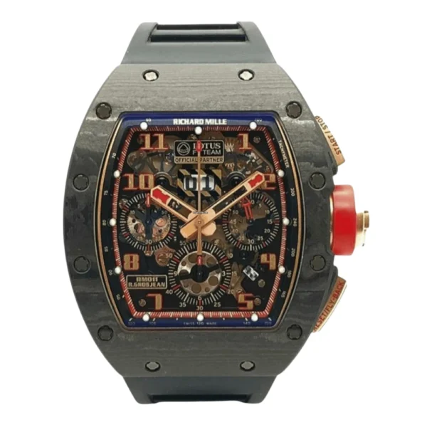 Richard Mille RM 011 Romain Grosjean Lotus F1 Carbon TPT Replica