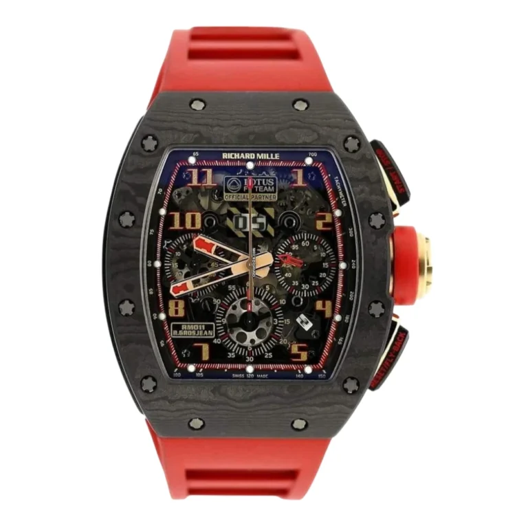 Richard Mille RM 011 Romain Grosjean Lotus F1 NTPT Carbon & Rose Gold Replica